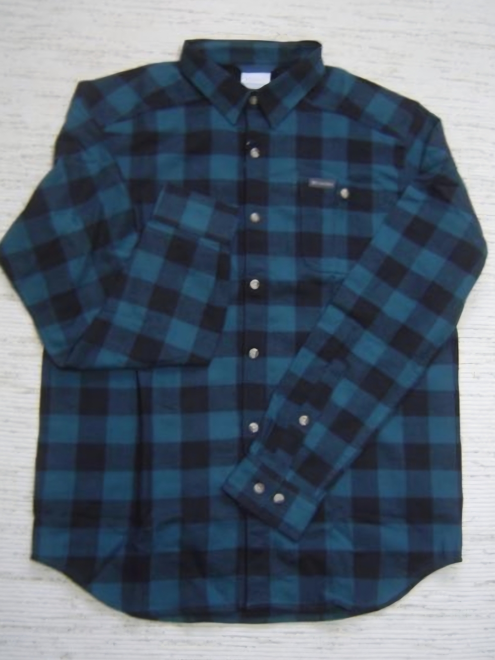 Columbia Cornell Woods Flannel Long Sleeve Button-Down Shirt Size 4XLT